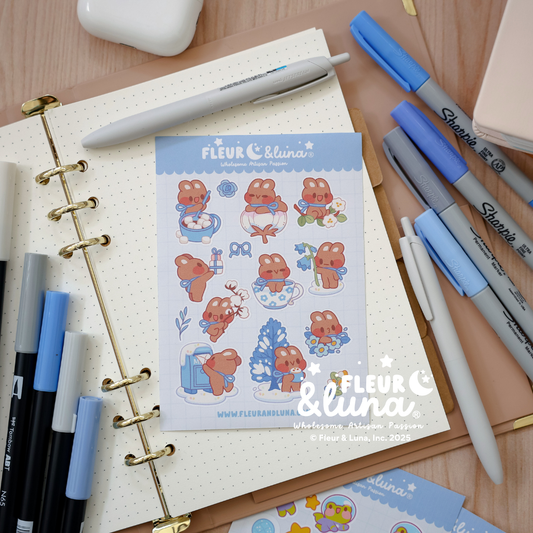 Planner Stickers Cozy Buns