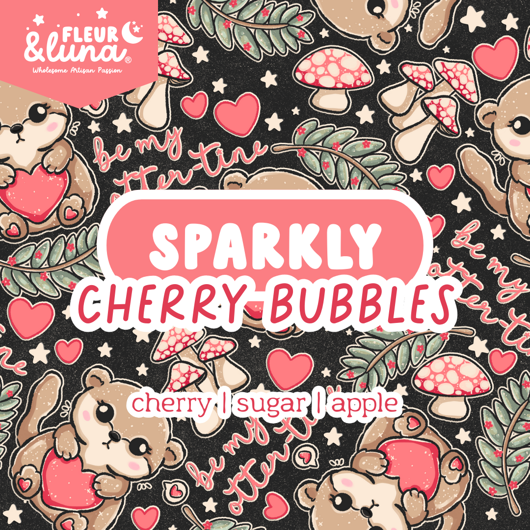 Sparkly Cherry Bubbles