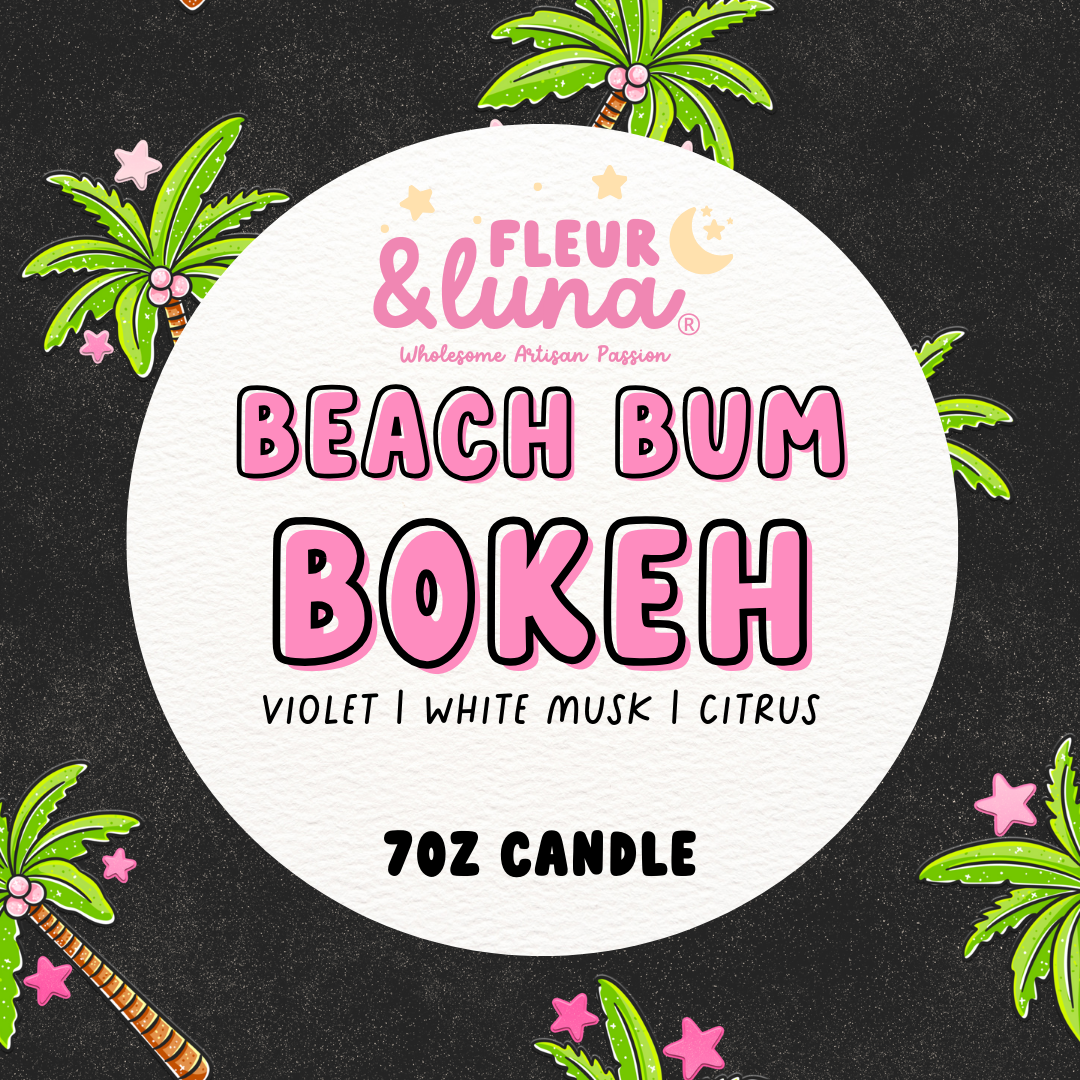 7oz Luxe Soy Candle Beach Bum Bokeh