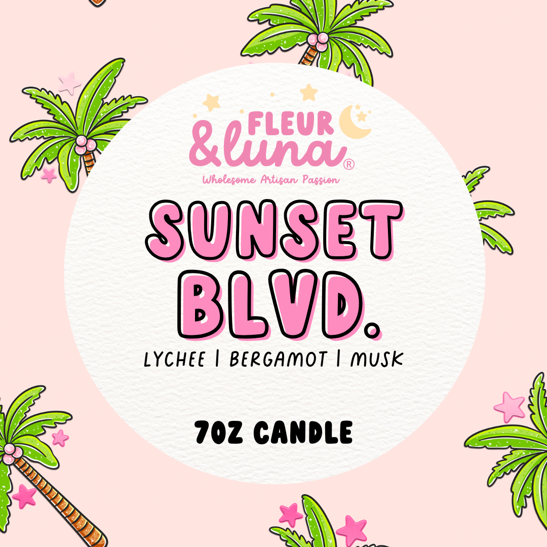 7oz Luxe Soy Candle Sunset Blvd.