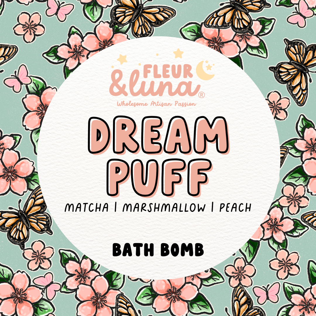Bath Bomb Heart Dream Puff