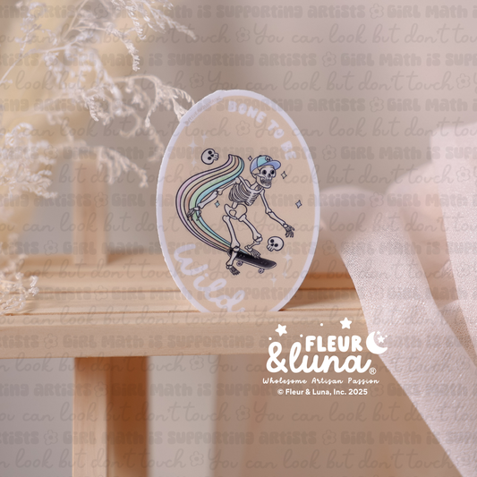 Vinyl Stickers Bone to be Wild