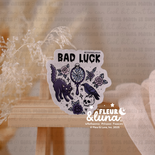 Vinyl Stickers Bad Luck