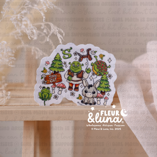 Vinyl Stickers Outta My Swamp