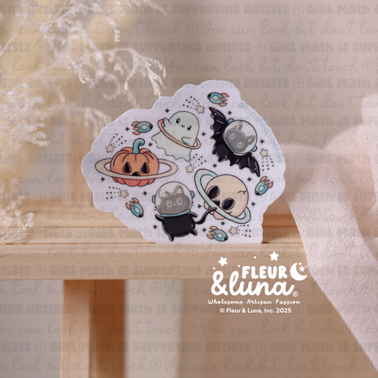 Vinyl Stickers Spooky Space