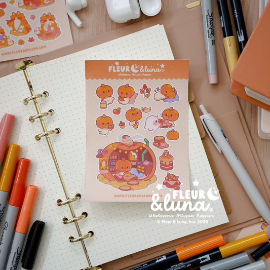 Planner Stickers Spectral Pumpkins
