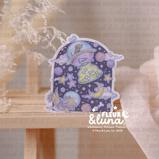 Vinyl Stickers Space Weenies