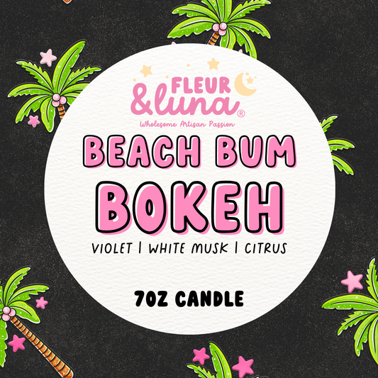 7oz Luxe Soy Candle Beach Bum Bokeh